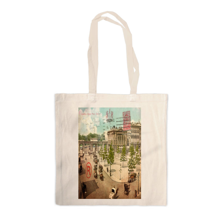 Hyde Park Corner, London Canvas Tote Bag