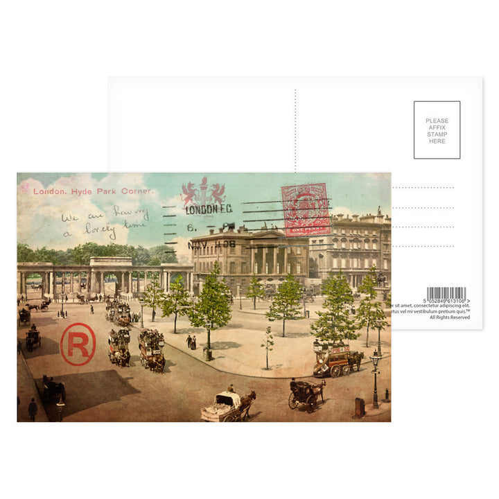 Hyde Park Corner, London Postcard Pack