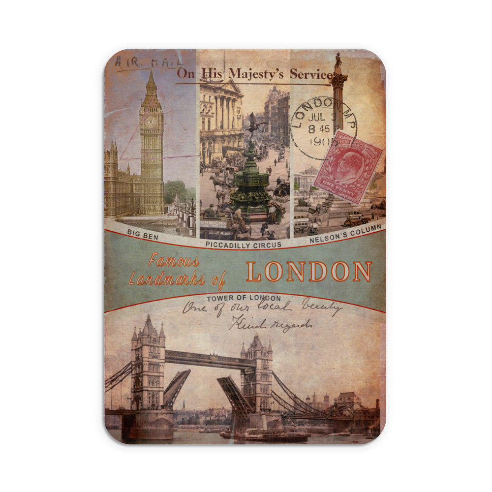 Famous Landmarks of London Mouse Mat