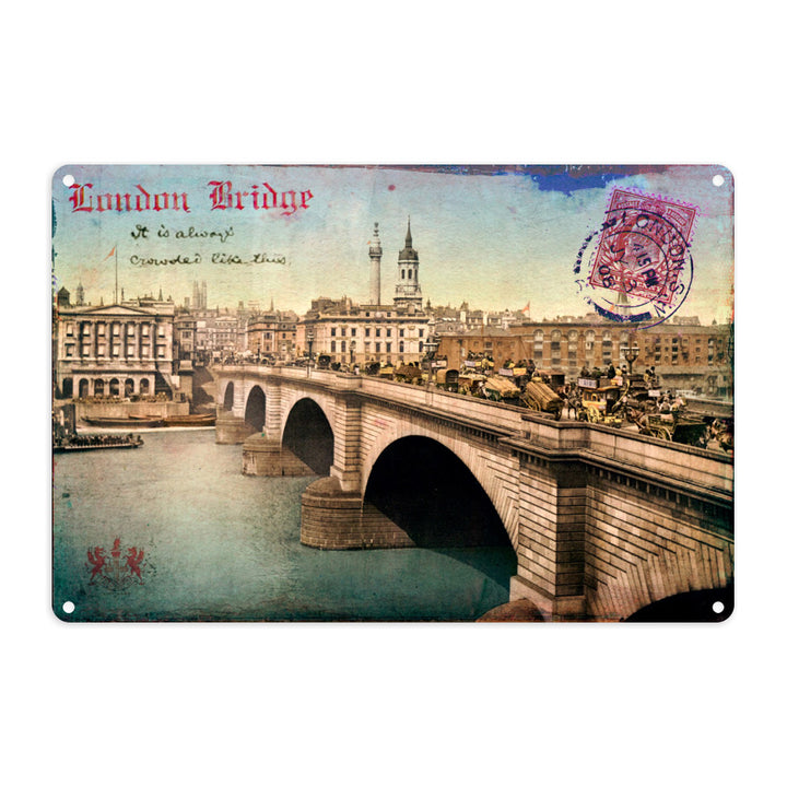 London Bridge Metal Sign