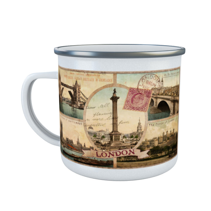 London Enamel Mug