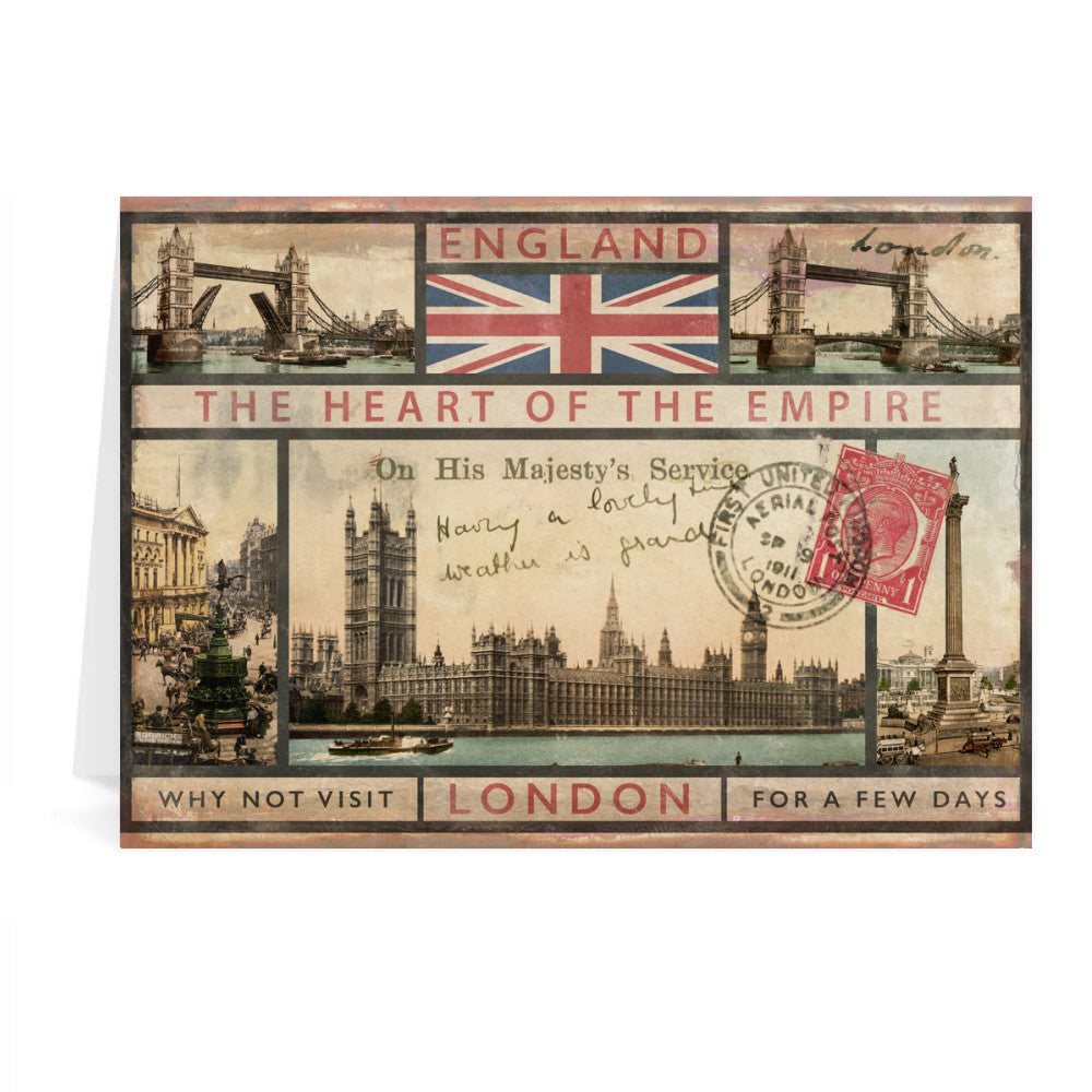 London Greeting Card 7x5