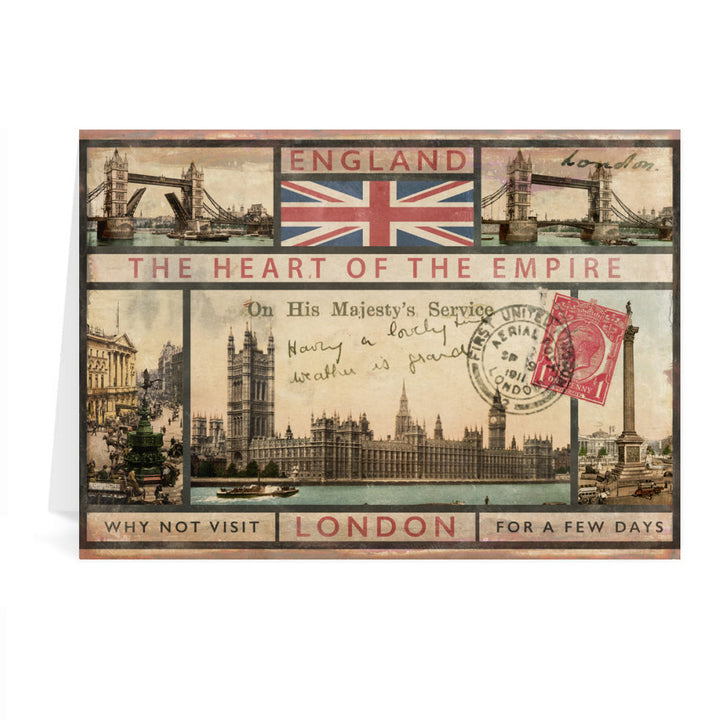 London Greeting Card 7x5