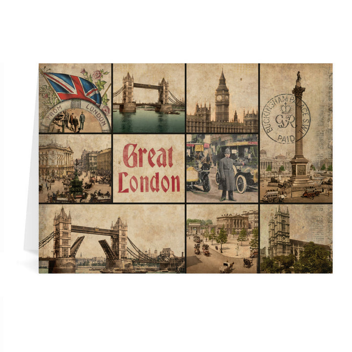London Greeting Card 7x5