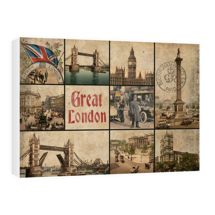 London 60cm x 80cm Canvas