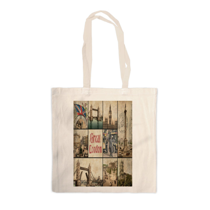 London Canvas Tote Bag