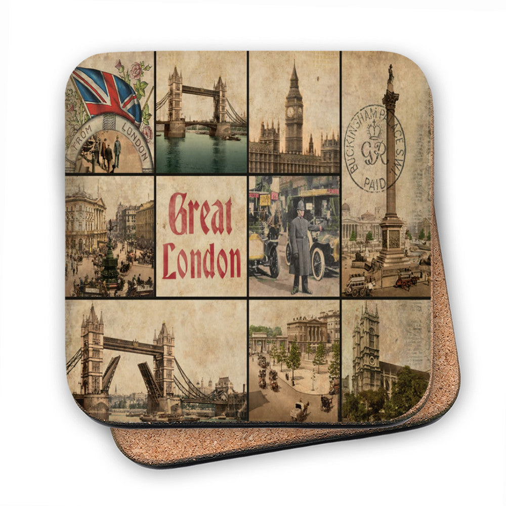 London MDF Coaster