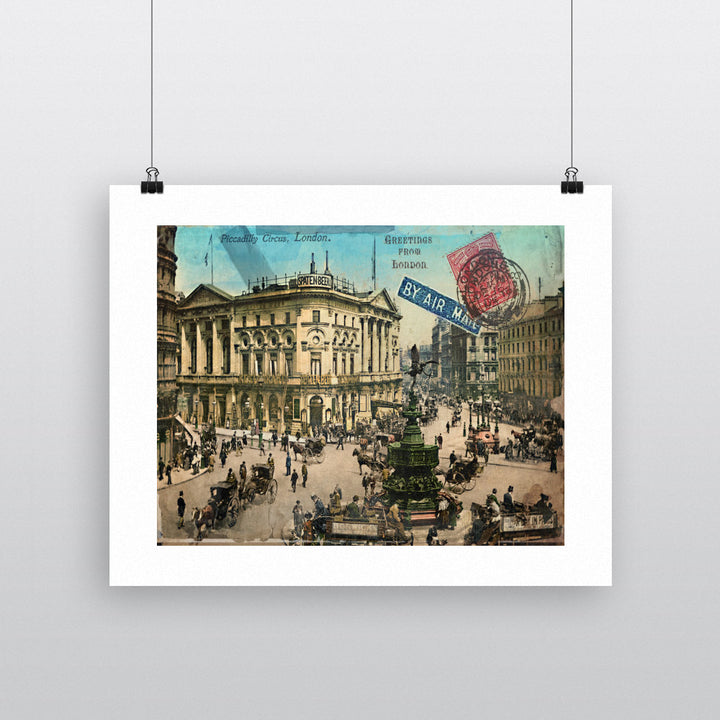 Piccadilly Circus, London 90x120cm Fine Art Print