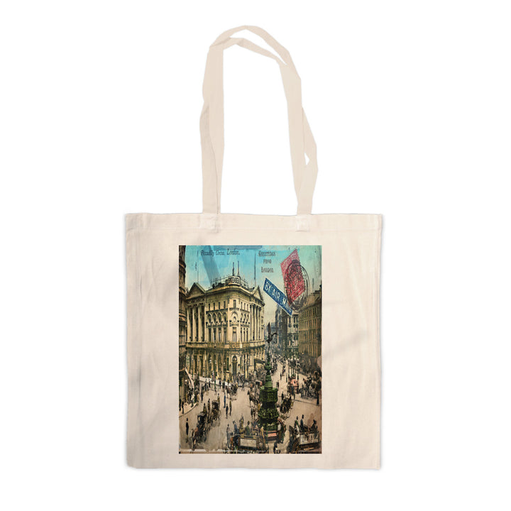 Piccadilly Circus, London Canvas Tote Bag