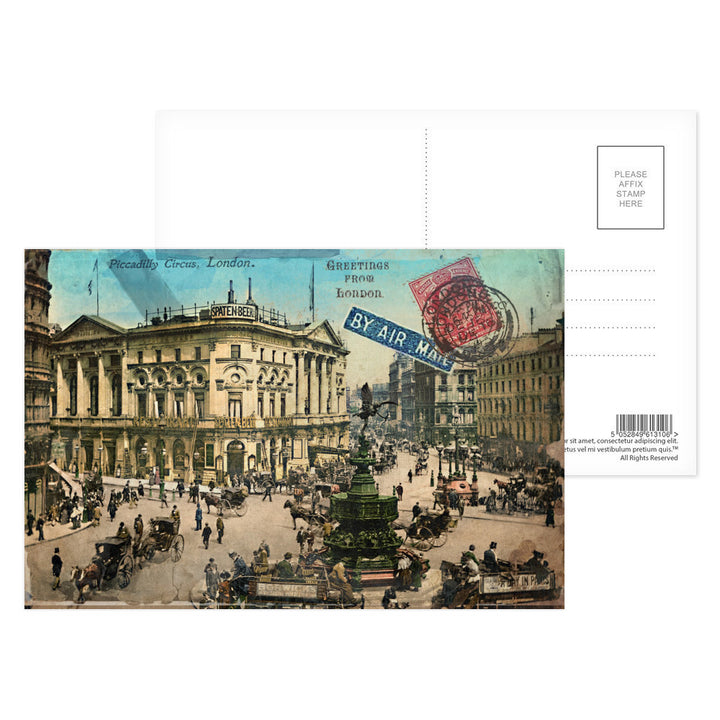 Piccadilly Circus, London Postcard Pack