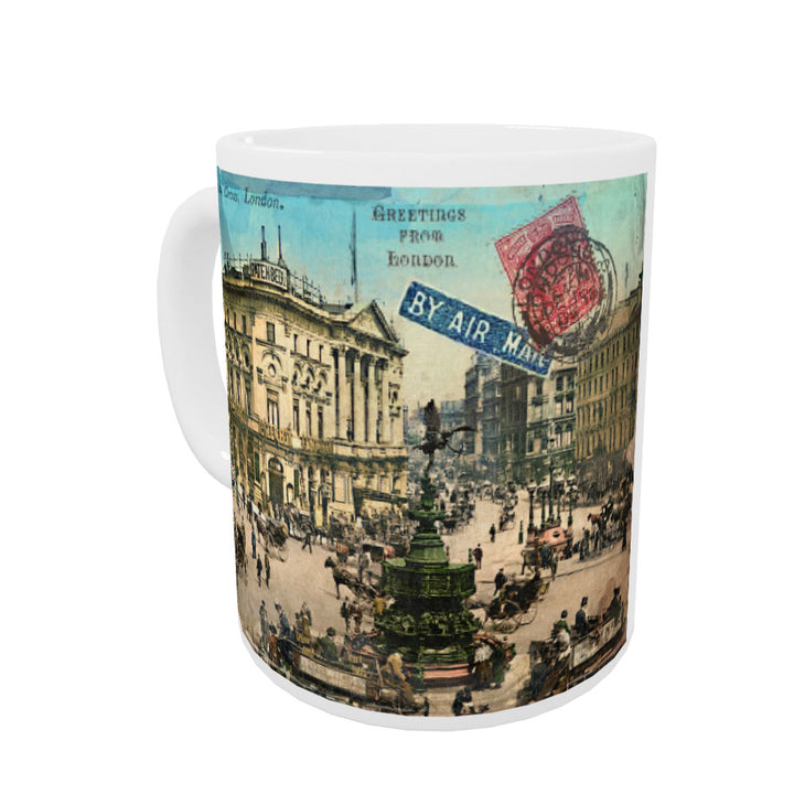 Piccadilly Circus, London Coloured Insert Mug