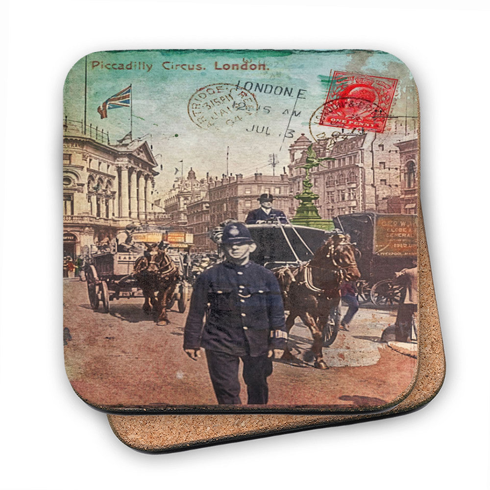 Piccadilly Circus, London MDF Coaster