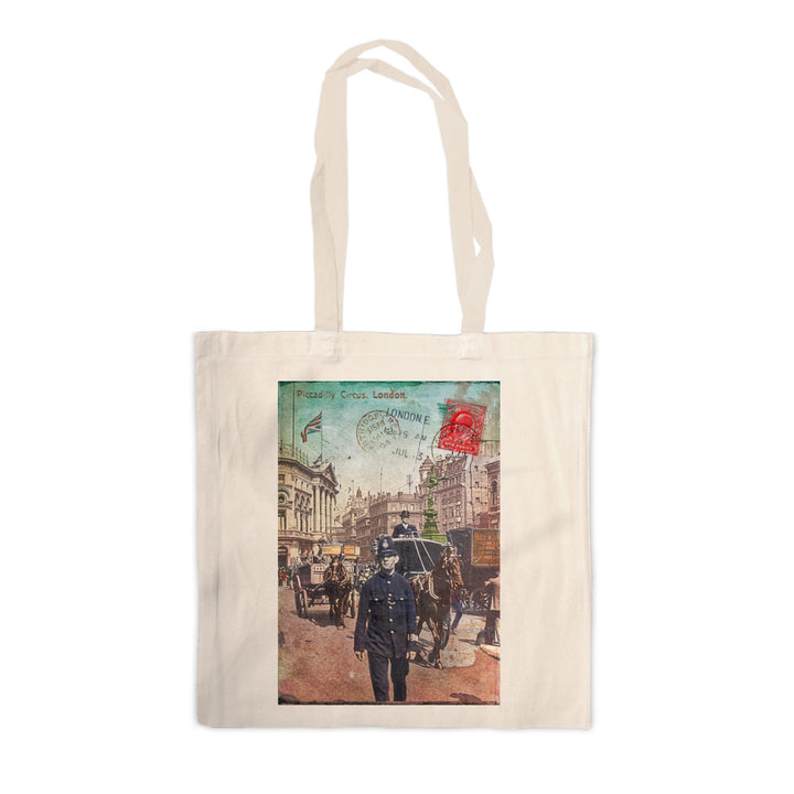 Piccadilly Circus, London Canvas Tote Bag