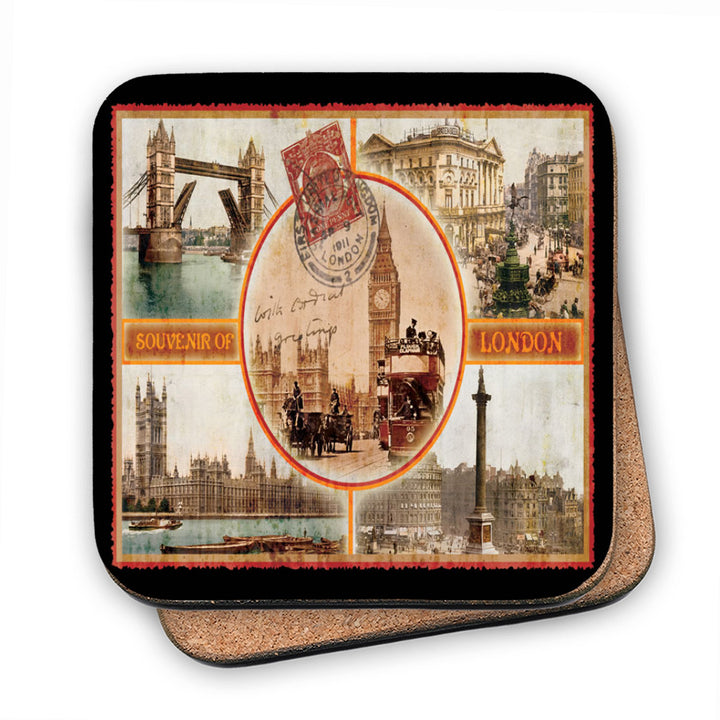 London MDF Coaster