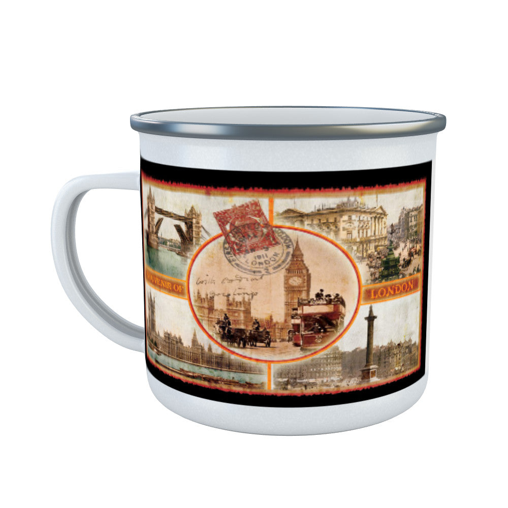 London Enamel Mug