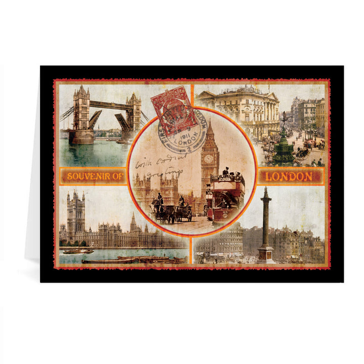 London Greeting Card 7x5