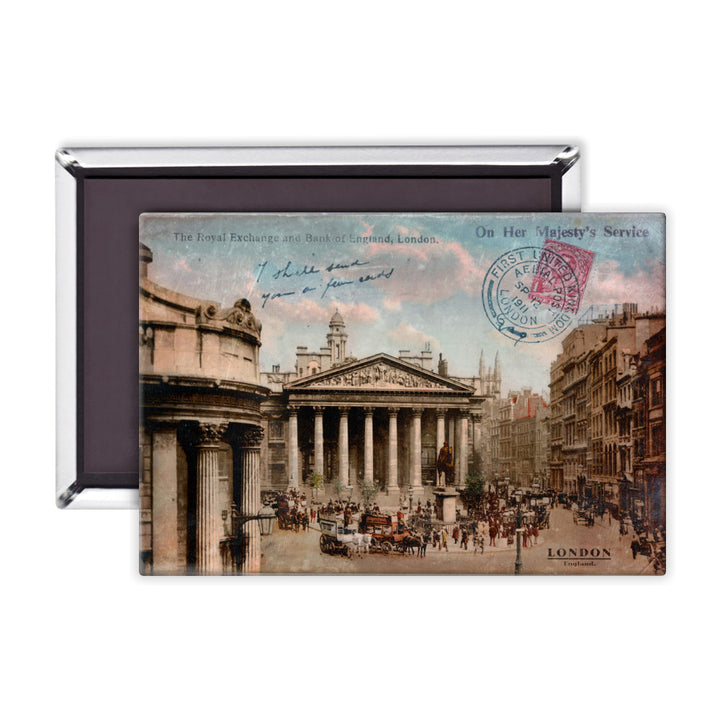 The Royal Exchange and Bank of England Magnet