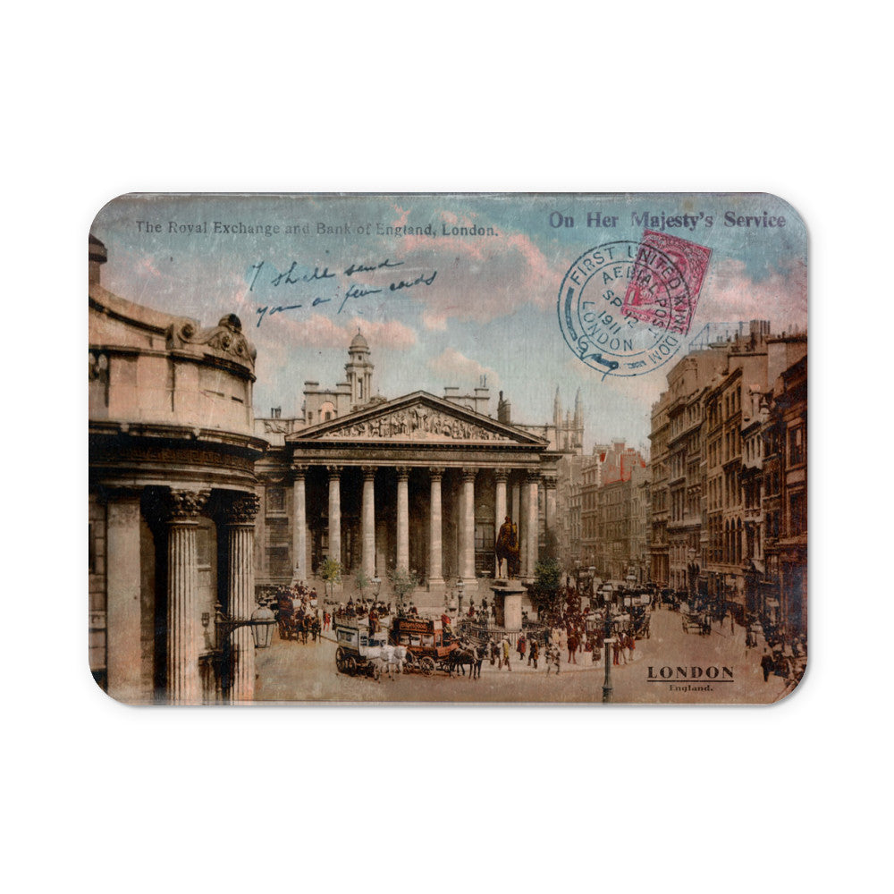 The Royal Exchange and Bank of England Mouse Mat