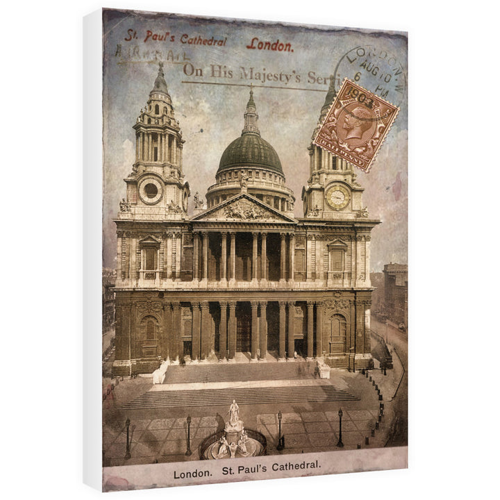 St Pauls Cathedral 60cm x 80cm Canvas