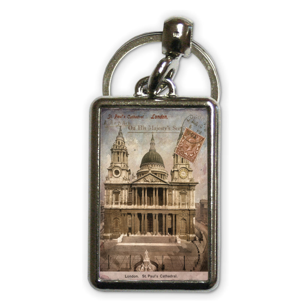 St Pauls Cathedral Metal Keyring