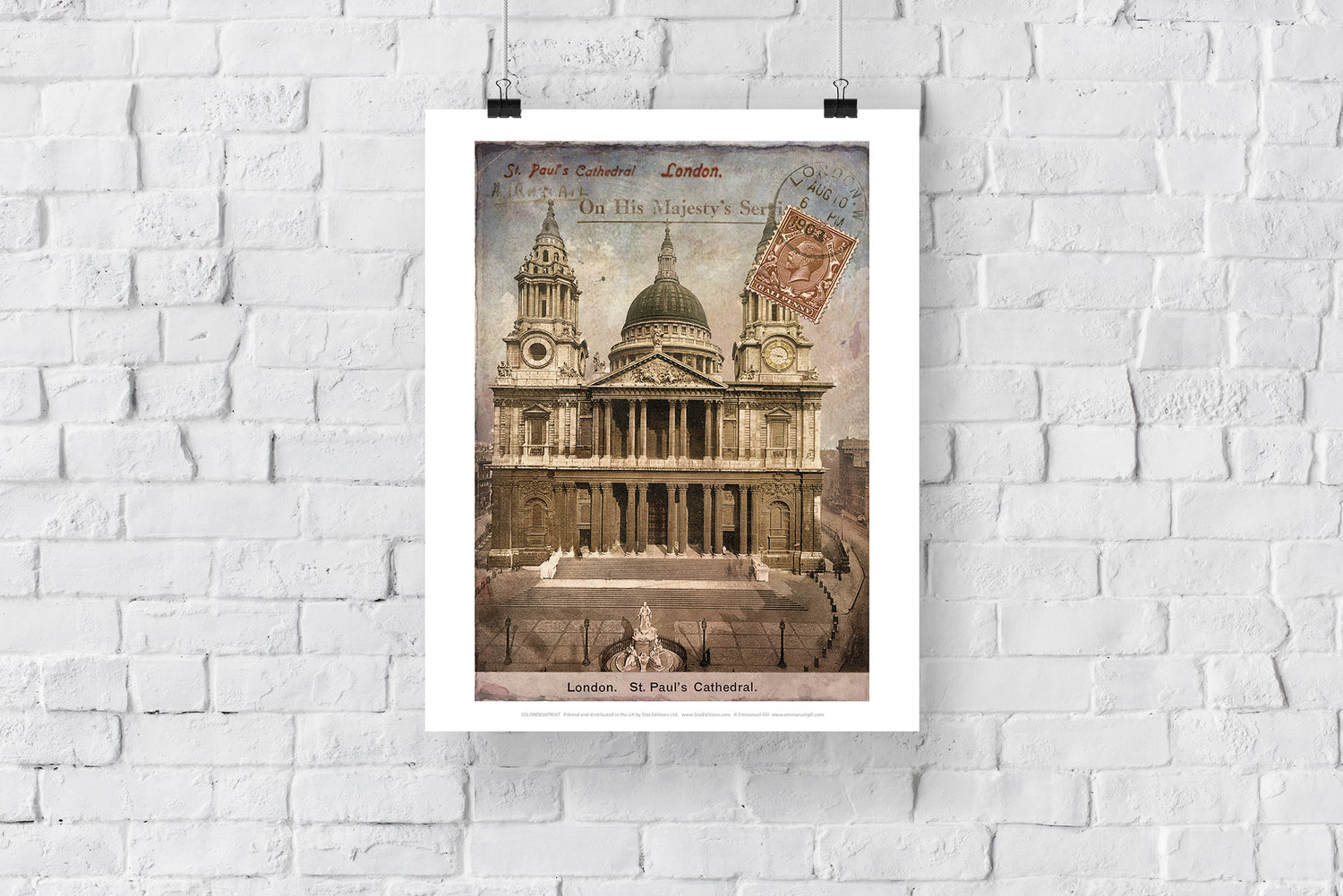 St Pauls Cathedral - Art Print