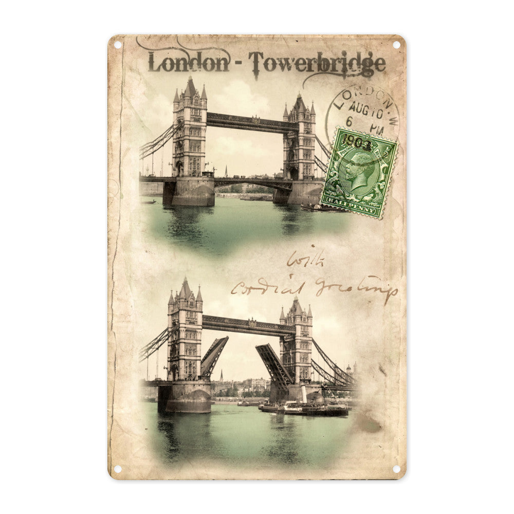 Tower Bridge, London Metal Sign
