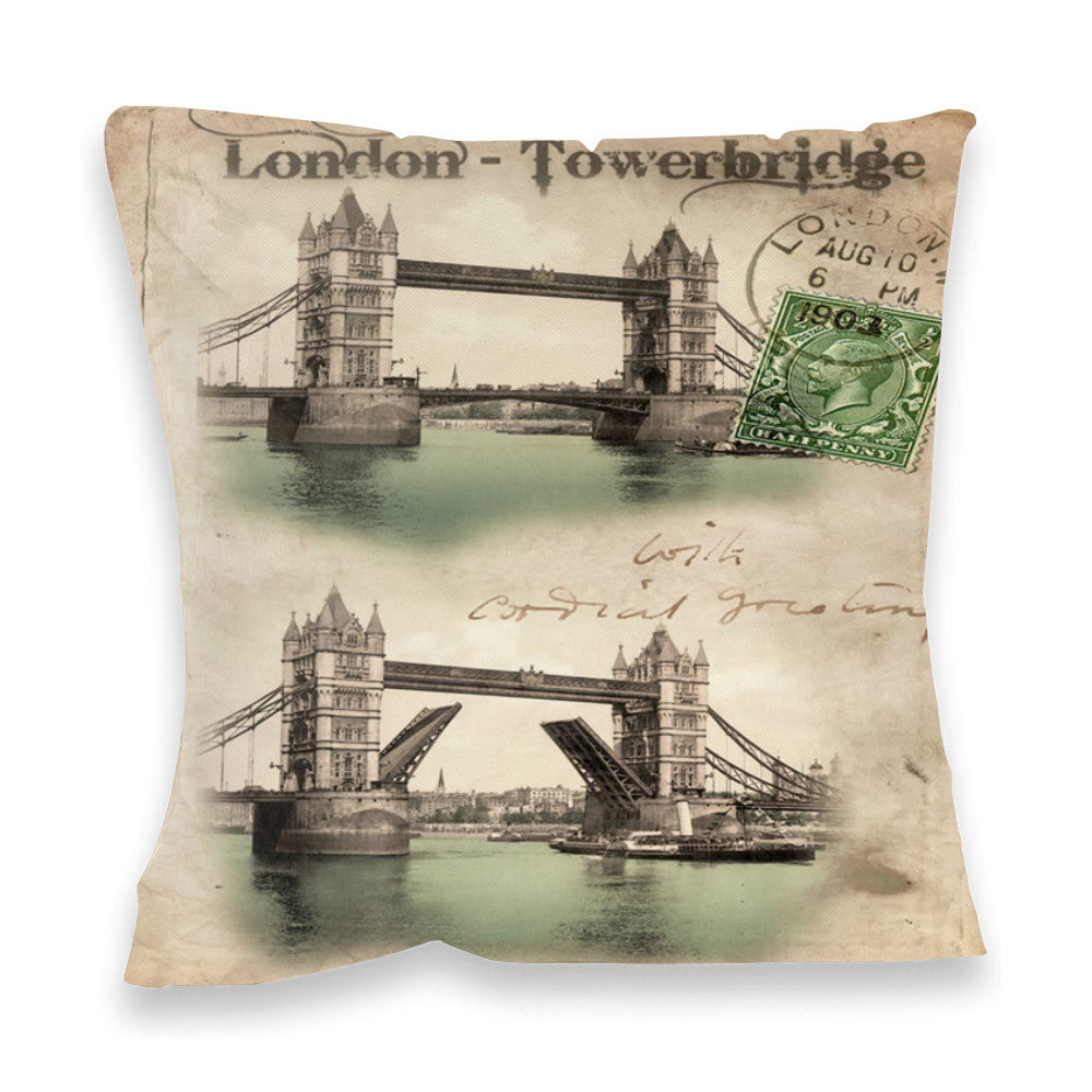 Tower Bridge, London Fibre Filled Cushion