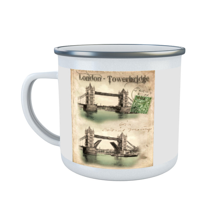 Tower Bridge, London Enamel Mug