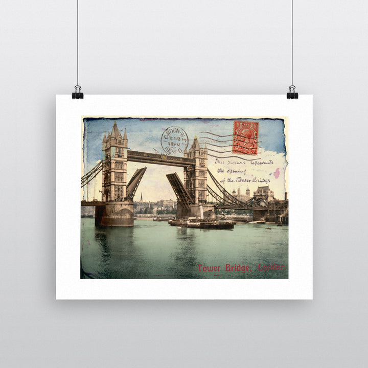 Tower Bridge, London 90x120cm Fine Art Print