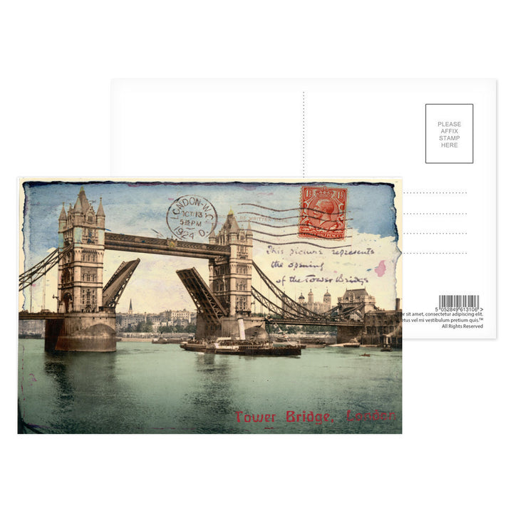 Tower Bridge, London Postcard Pack