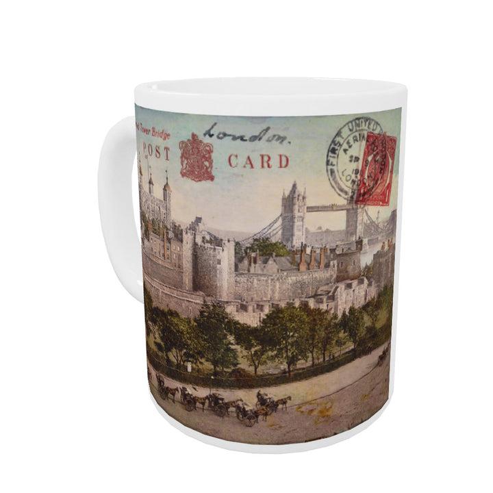 Tower of London and Tower Bridge Coloured Insert Mug