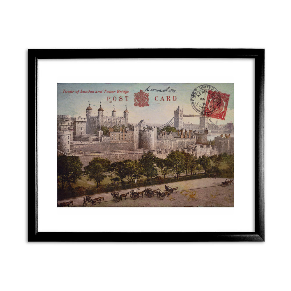 Tower of London and Tower Bridge - Art Print