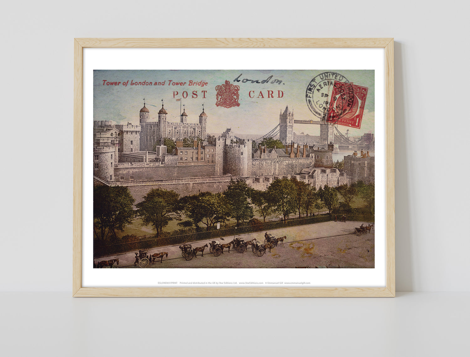 Tower of London and Tower Bridge - Art Print