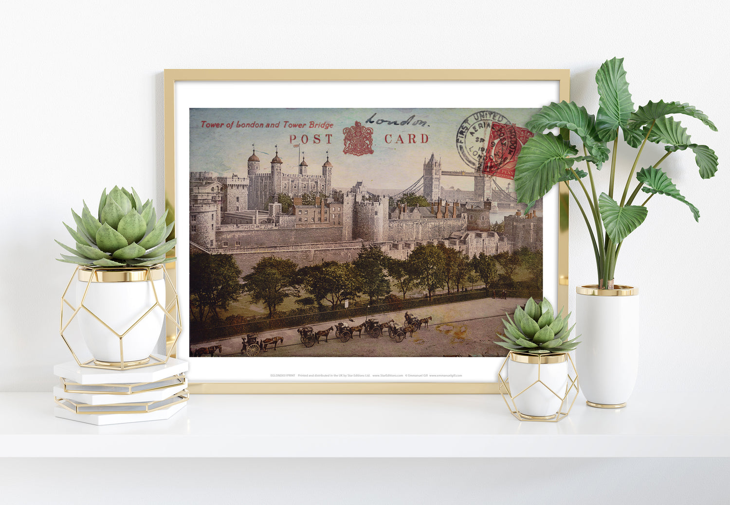 Tower of London and Tower Bridge - Art Print