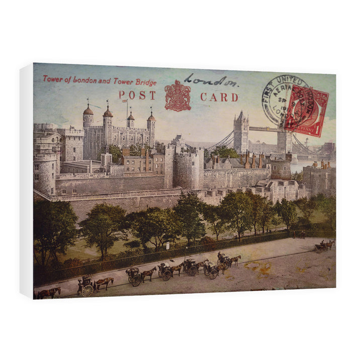 Tower of London and Tower Bridge 60cm x 80cm Canvas