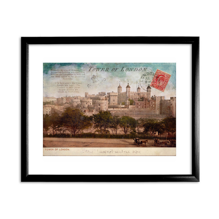 Tower of London 11x14 Framed Print (Black)