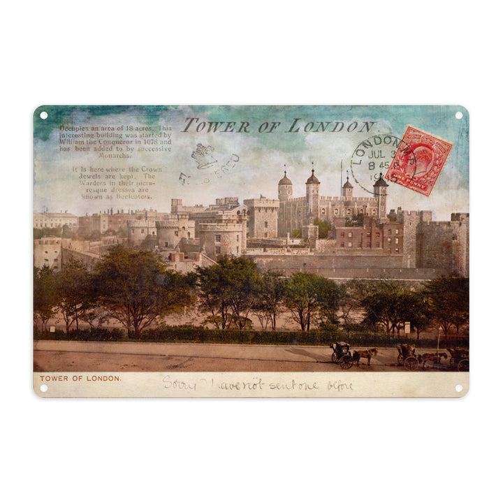 Tower of London Metal Sign