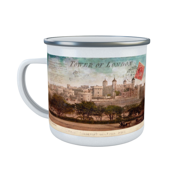 Tower of London Enamel Mug