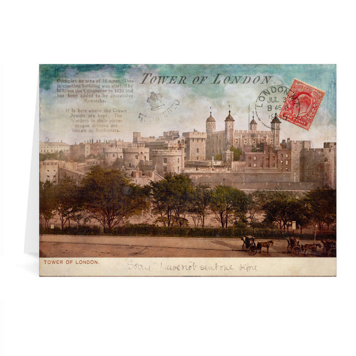 Tower of London Greeting Card 7x5