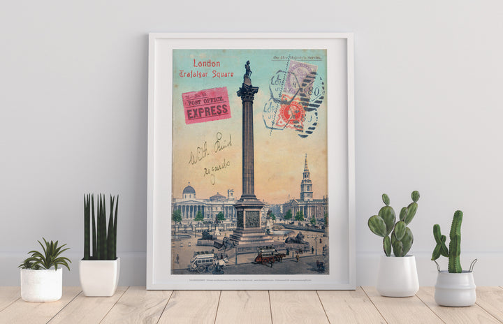 Trafalgar Square, London - Art Print