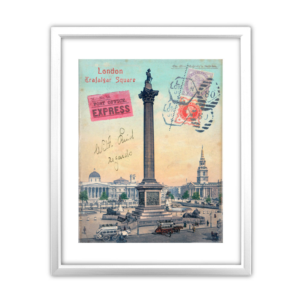 Trafalgar Square, London - Art Print