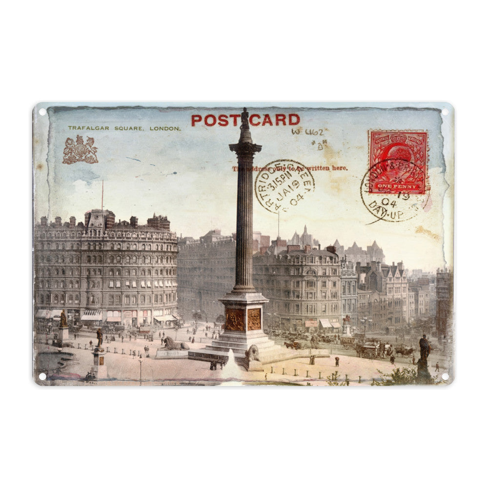 Trafalgar Square, London Metal Sign
