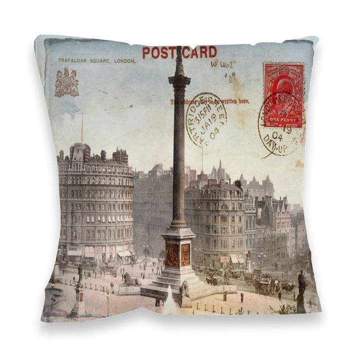 Trafalgar Square, London Fibre Filled Cushion