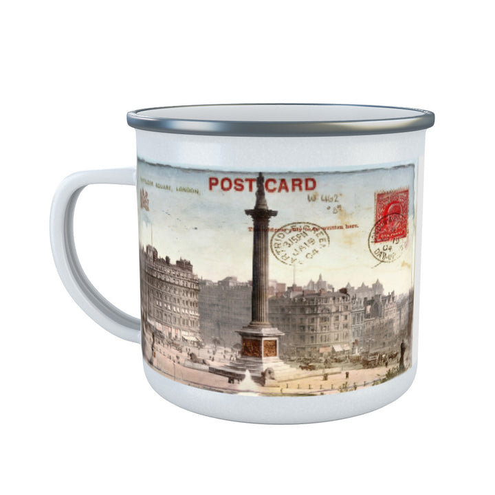 Trafalgar Square, London Enamel Mug