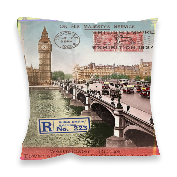 Westminster Bridge, London Fibre Filled Cushion