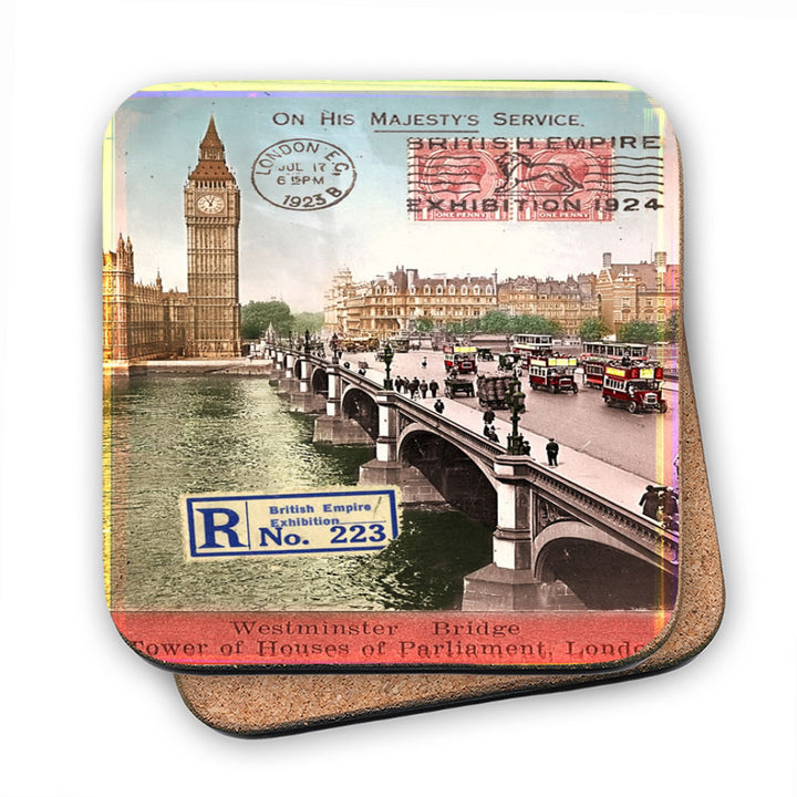 Westminster Bridge, London MDF Coaster