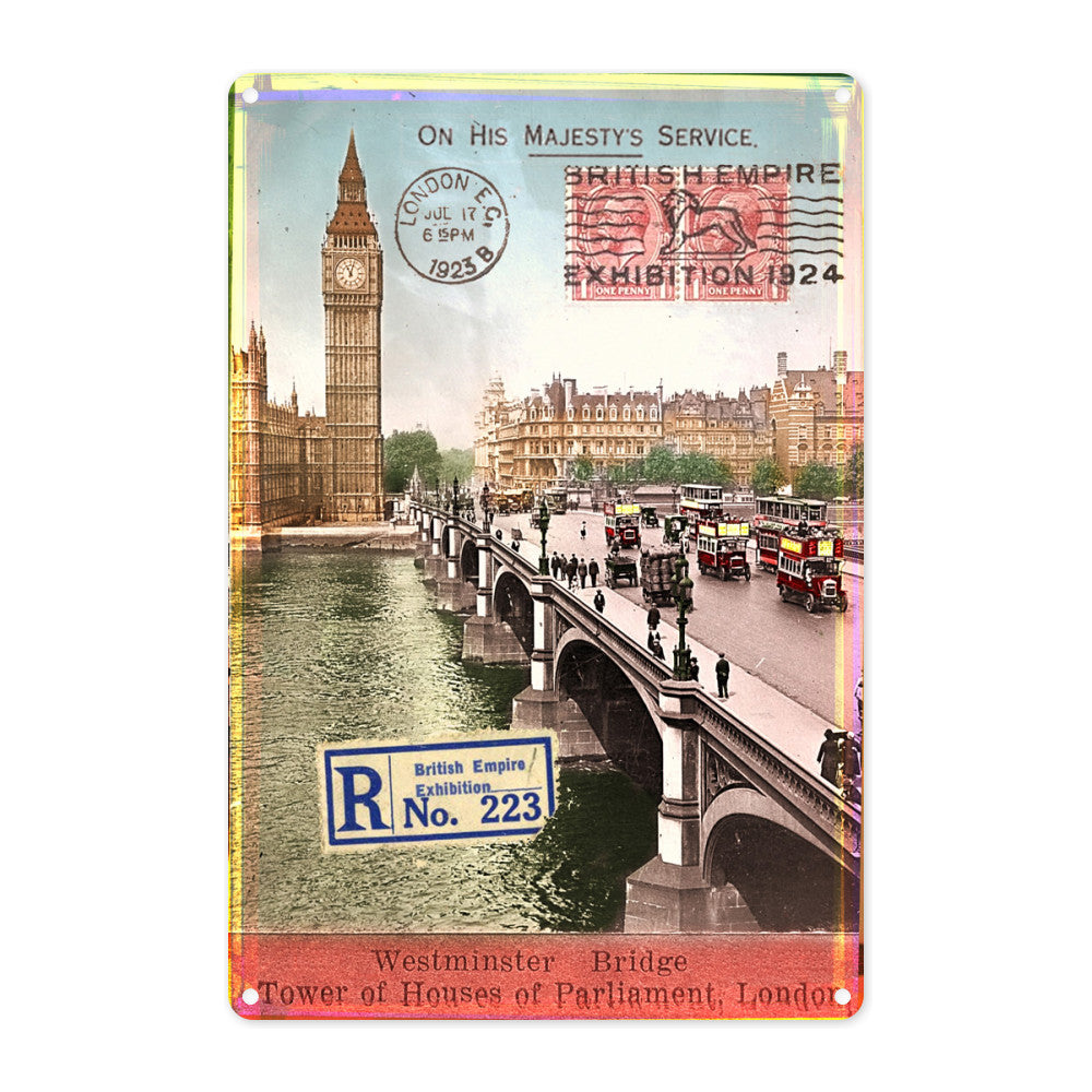Westminster Bridge, London Metal Sign