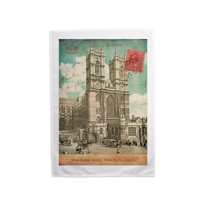 Westminster Abbey, London Tea Towel