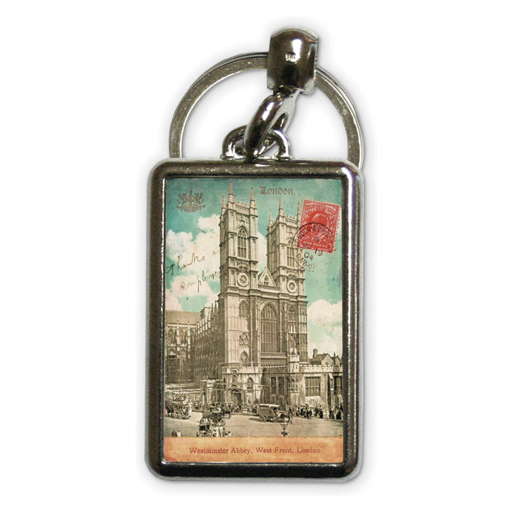 Westminster Abbey, London Metal Keyring