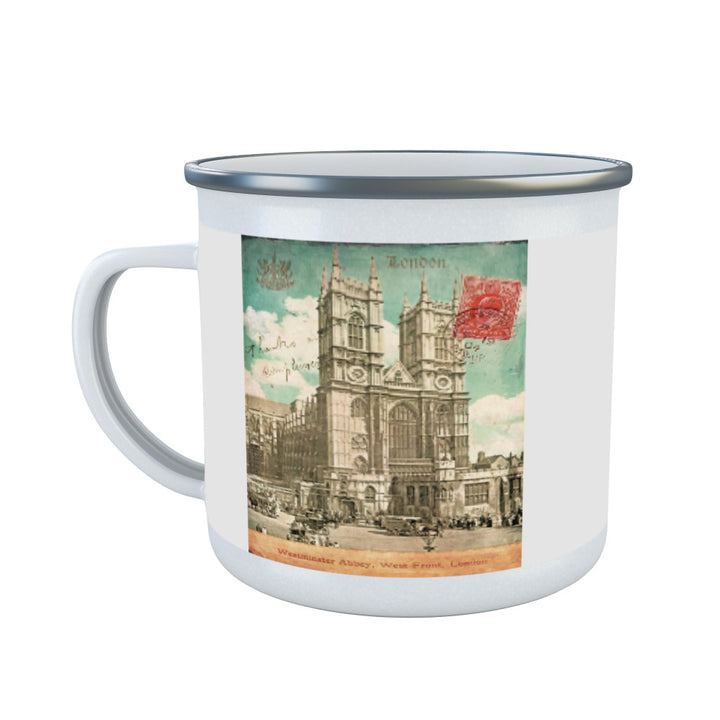 Westminster Abbey, London Enamel Mug